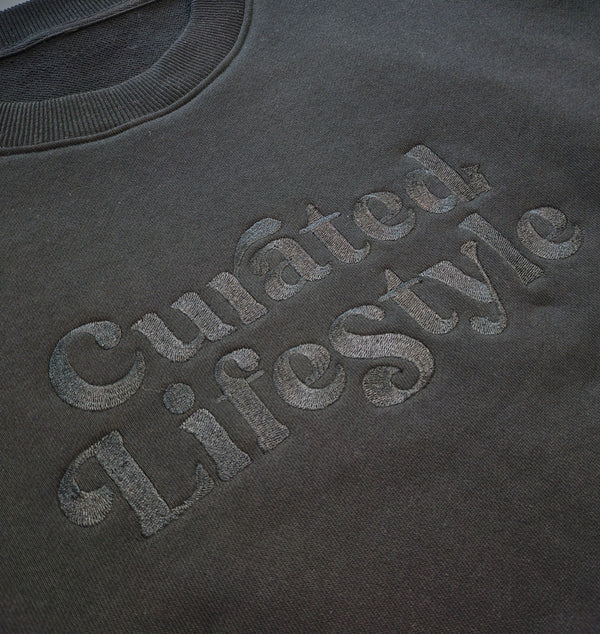 Curated lifestyle crewneck sweatshirt