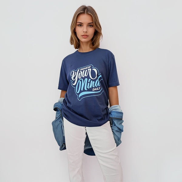 renew your mind daily tee