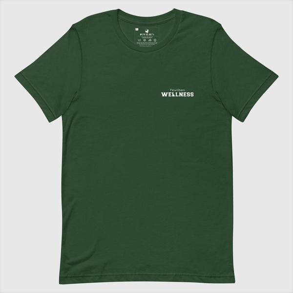 wellness logo left tee