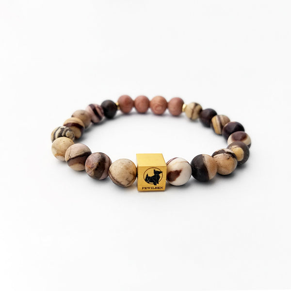 australian zebra stone bracelet