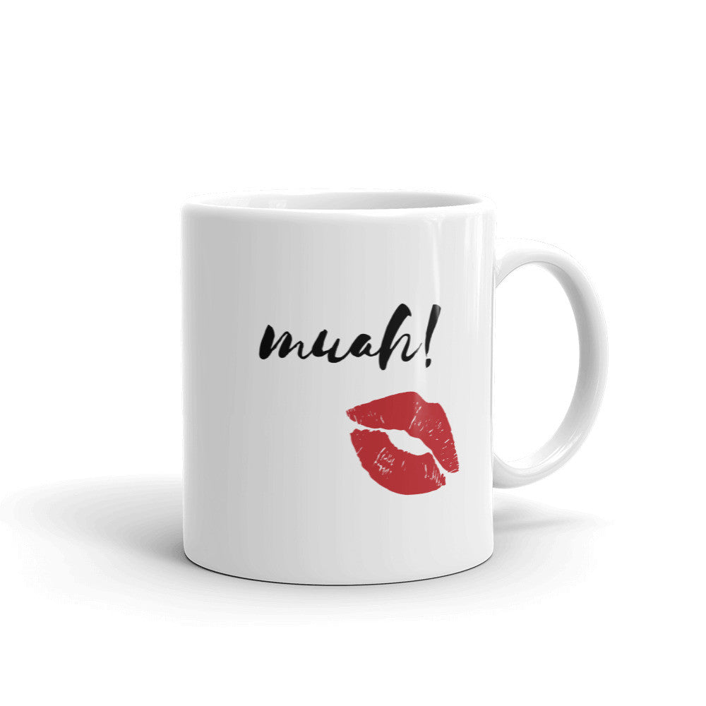 Muah red lips mug