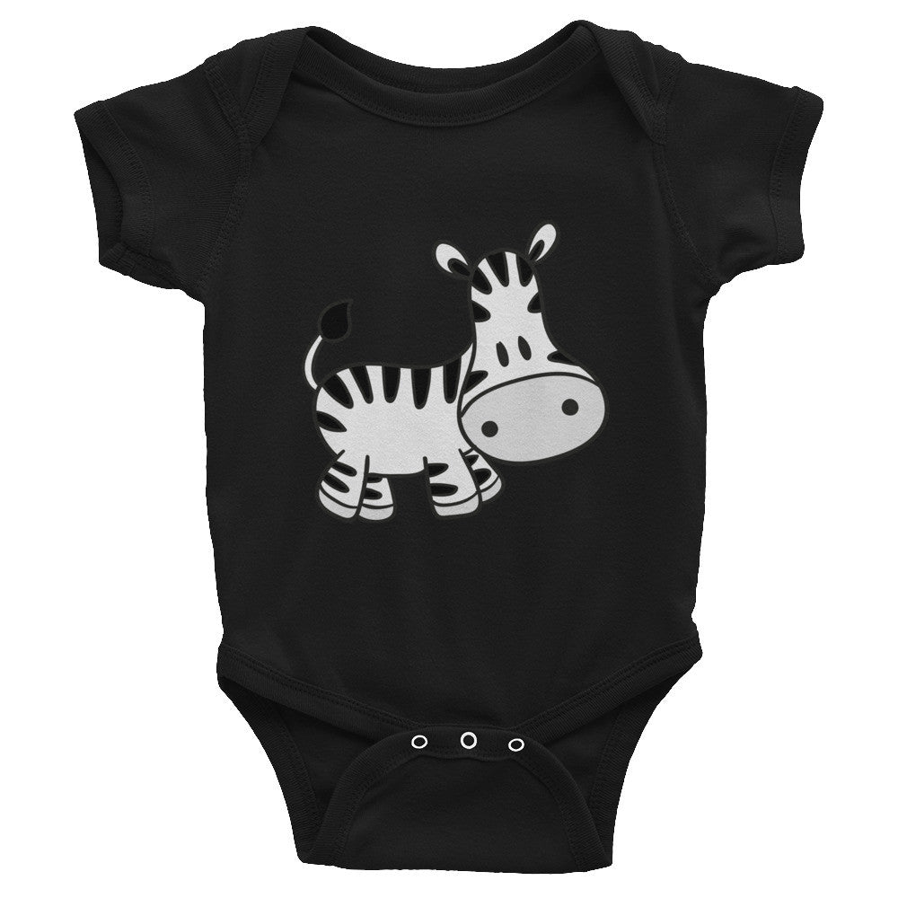 Zebra infant bodysuit
