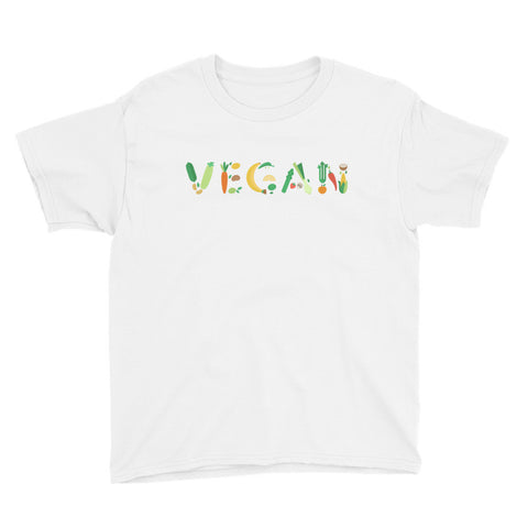 Vegan youth short sleeve t-shirt