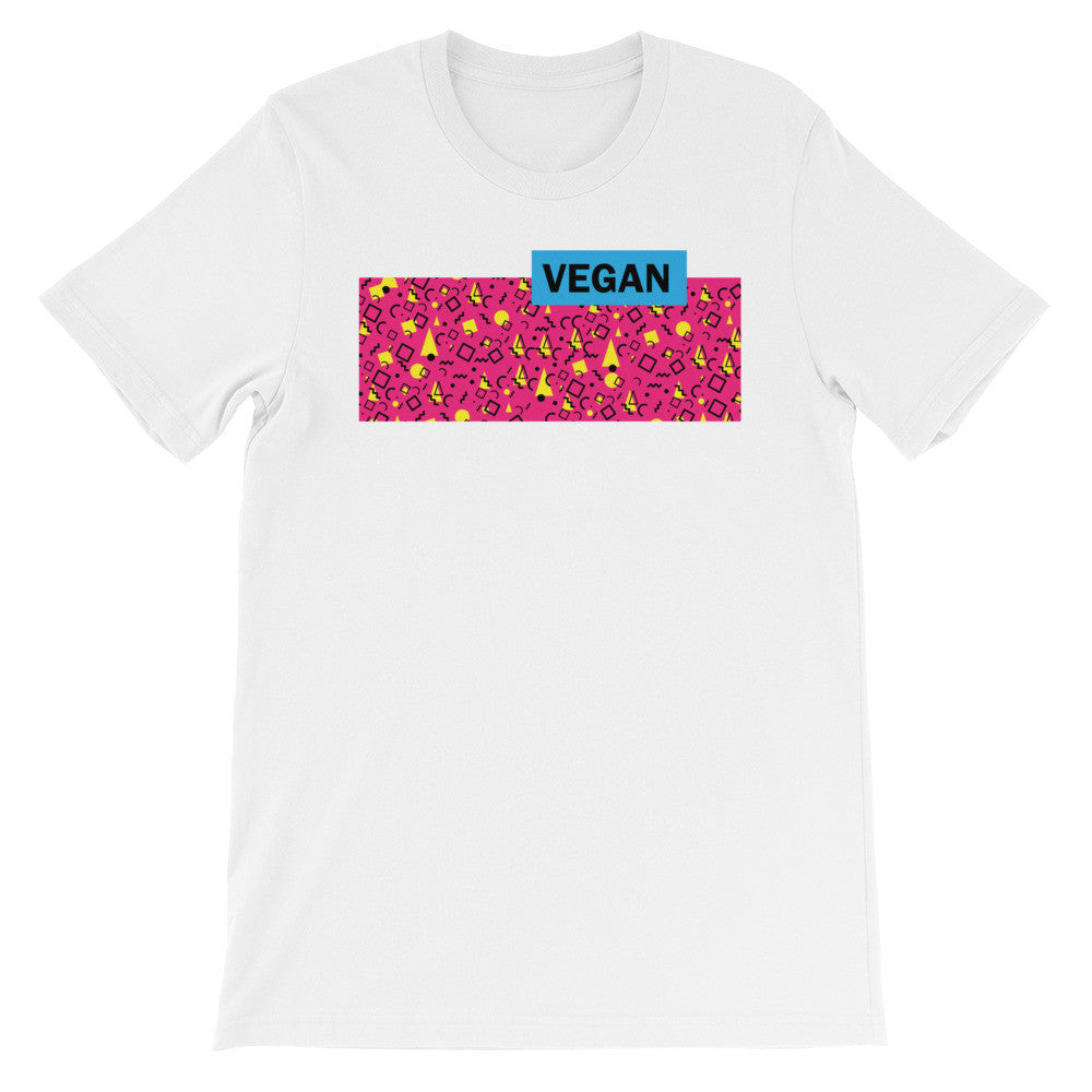 Retro vegan short sleeve unisex t-shirt VU