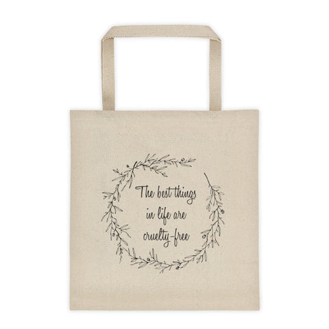 The best things in life are cf tote bag