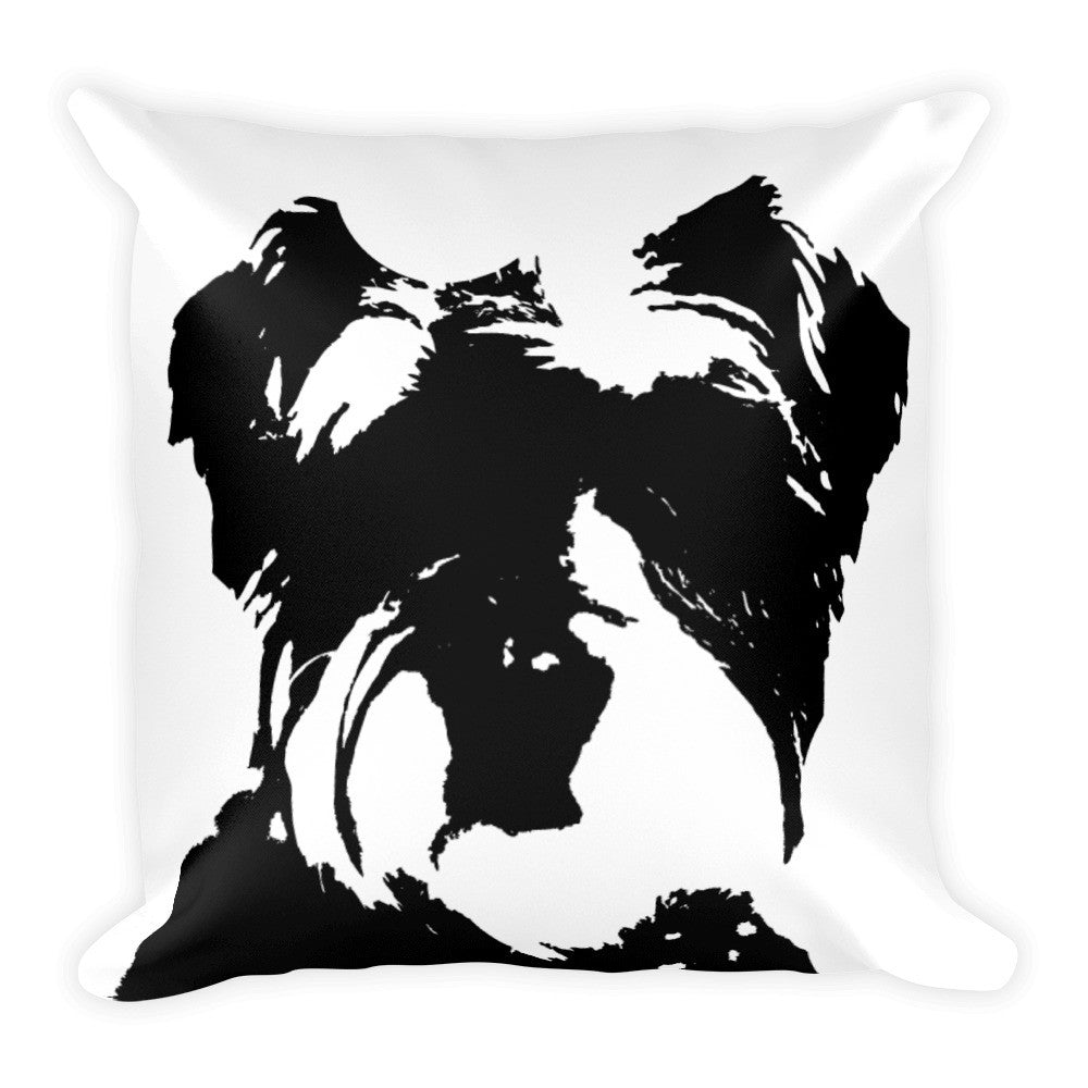 Puppy love square pillow