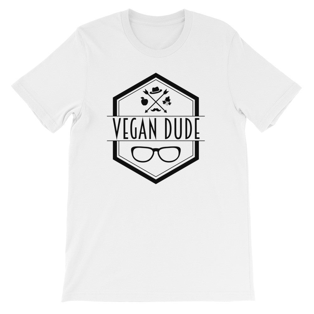 Vegan dude short sleeve male t-shirt