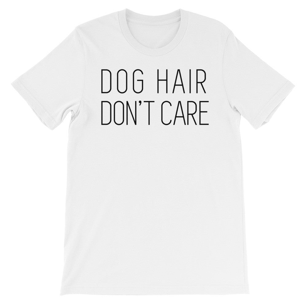 Dog hair short sleeve unisex t-shirt AU