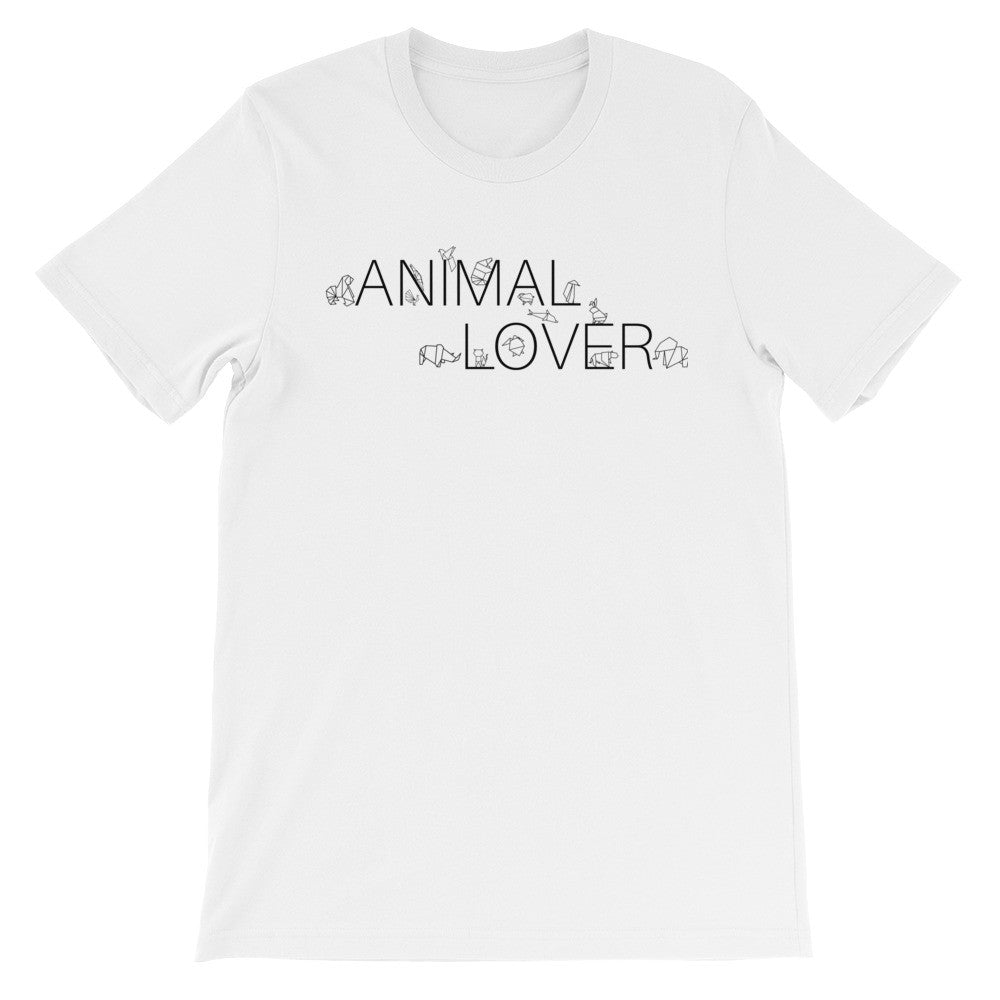 Animal lover origami short sleeve t-shirt AU
