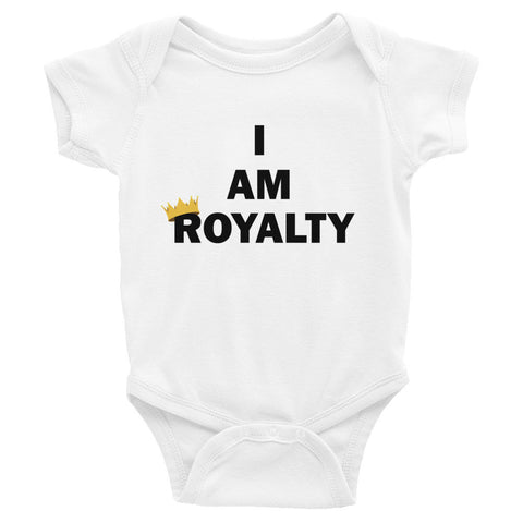 I am royalty infant bodysuit