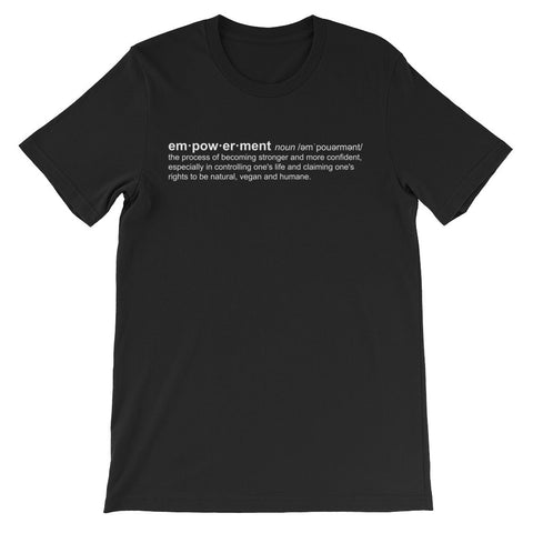 Empowerment definition short sleeve unisex t-shirt EU