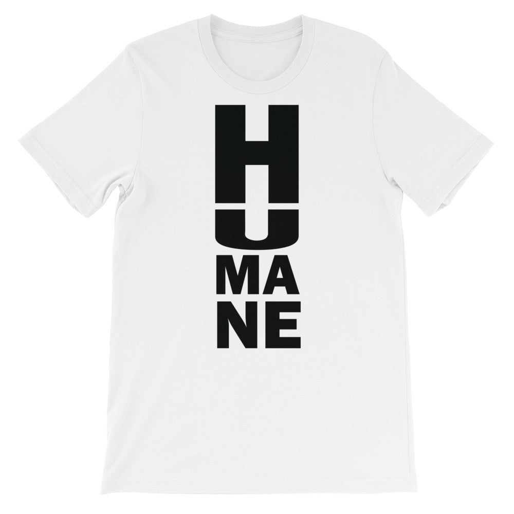 Humane short sleeve unisex t-shirt UA