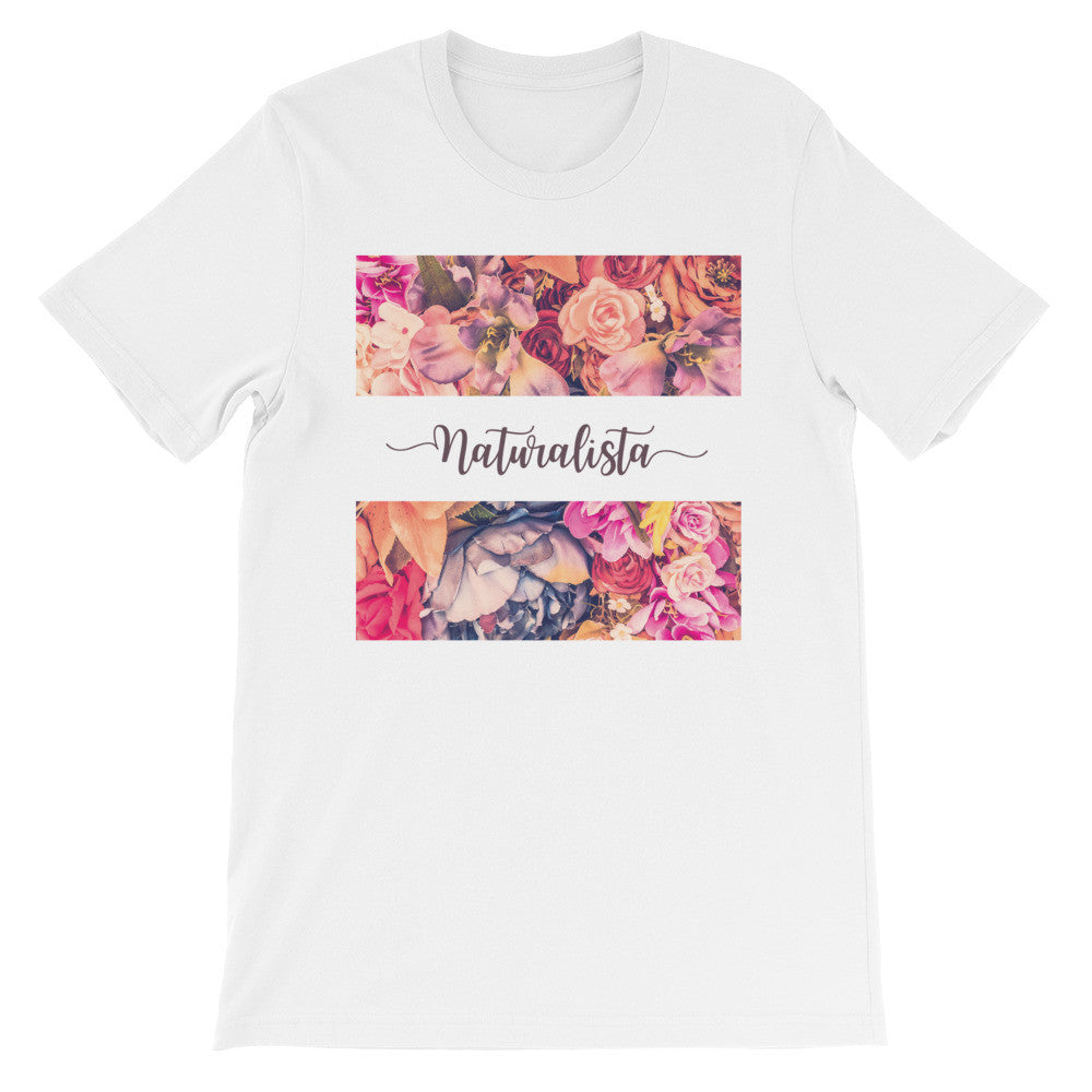 Naturalista flower rectangle short sleeve ladies t-shirt NF