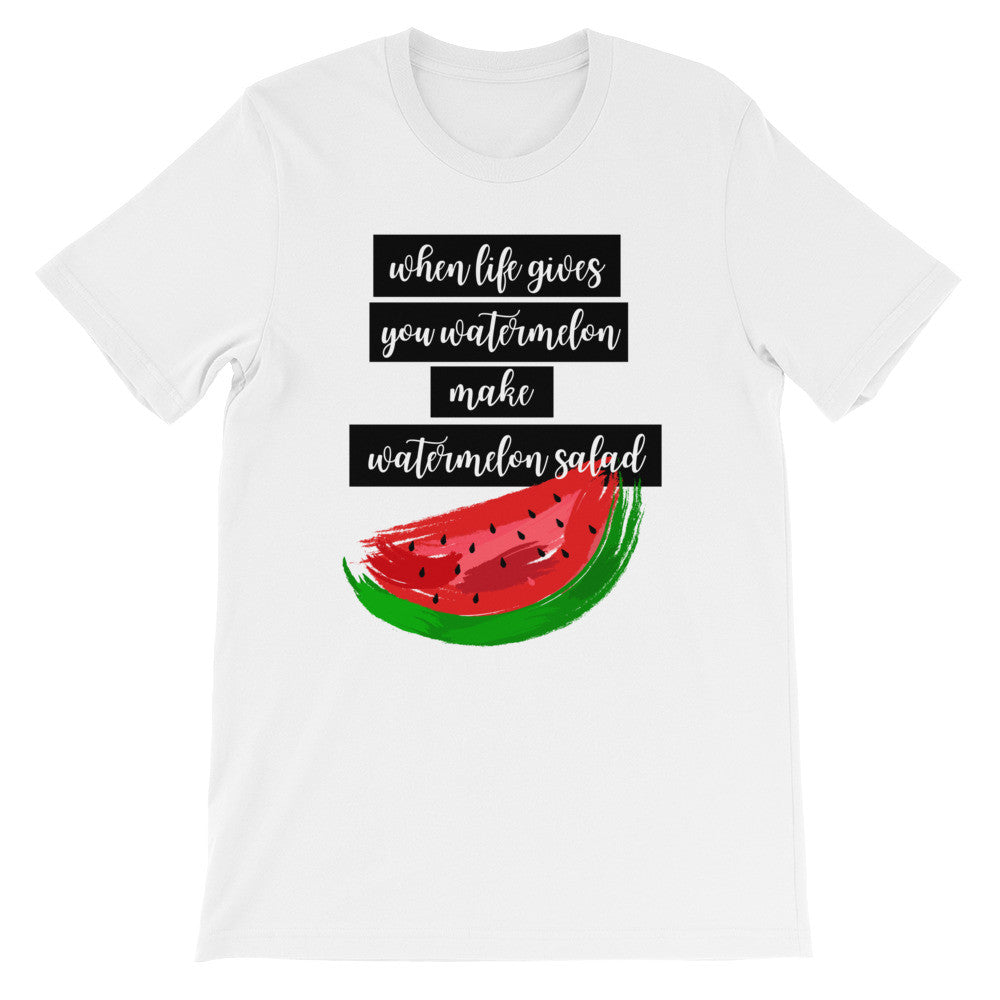Watermelon salad short sleeve ladies t-shirt VF