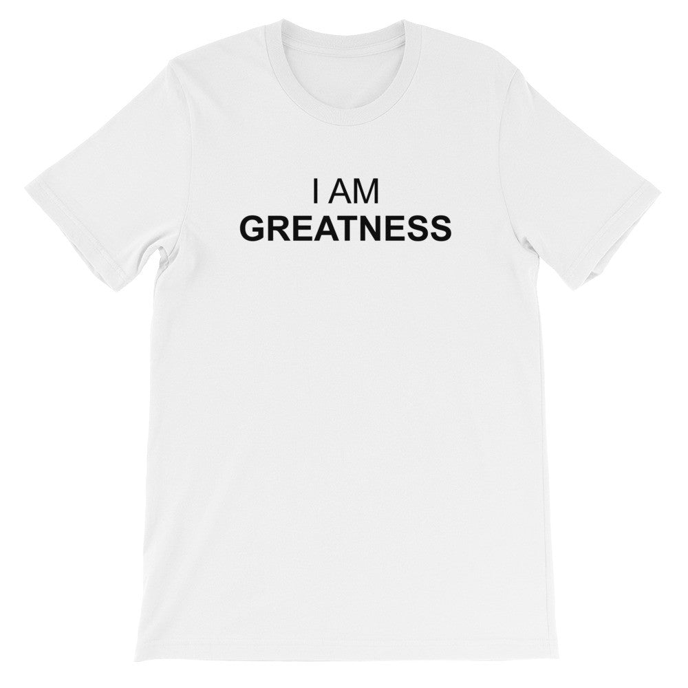 I am greatness short sleeve t-shirt EU